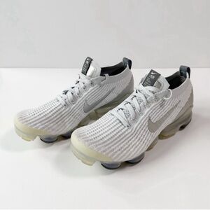 Nike Women Gray Vapormax Flyknit 3 Sneaker US9.5 Casual Streetwear Activewear